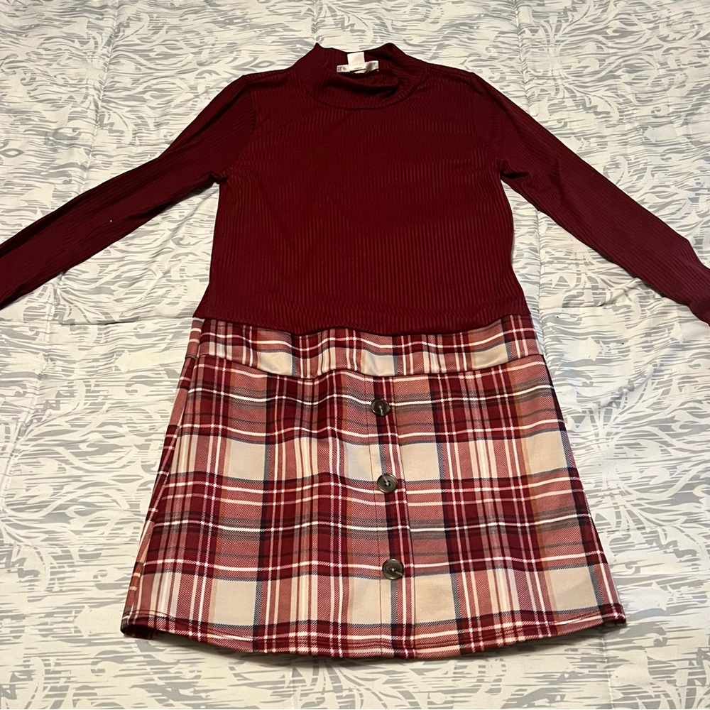 Girls long sleeve dress. Sz 14.